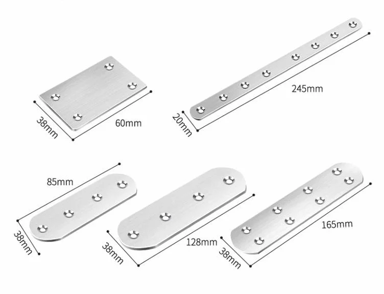 Flat Mending Repair Tie Plate Corner Brace Fixing for Furniture