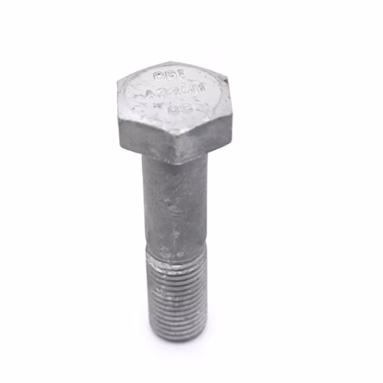 M14/M16/M18/M20 탄소강 육각 나사 전기 타워 철탑용 외부 육각 볼트 DIN933 볼트